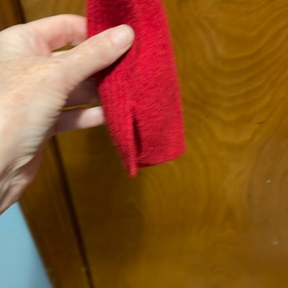 Alex Mill Red Ribbed Button-Front Cardigan - Picture 5 of 7